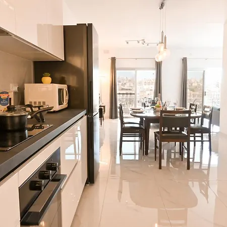 Yatch Marina View - Modern 3 Bdrs M - Happy Lägenhet Msida